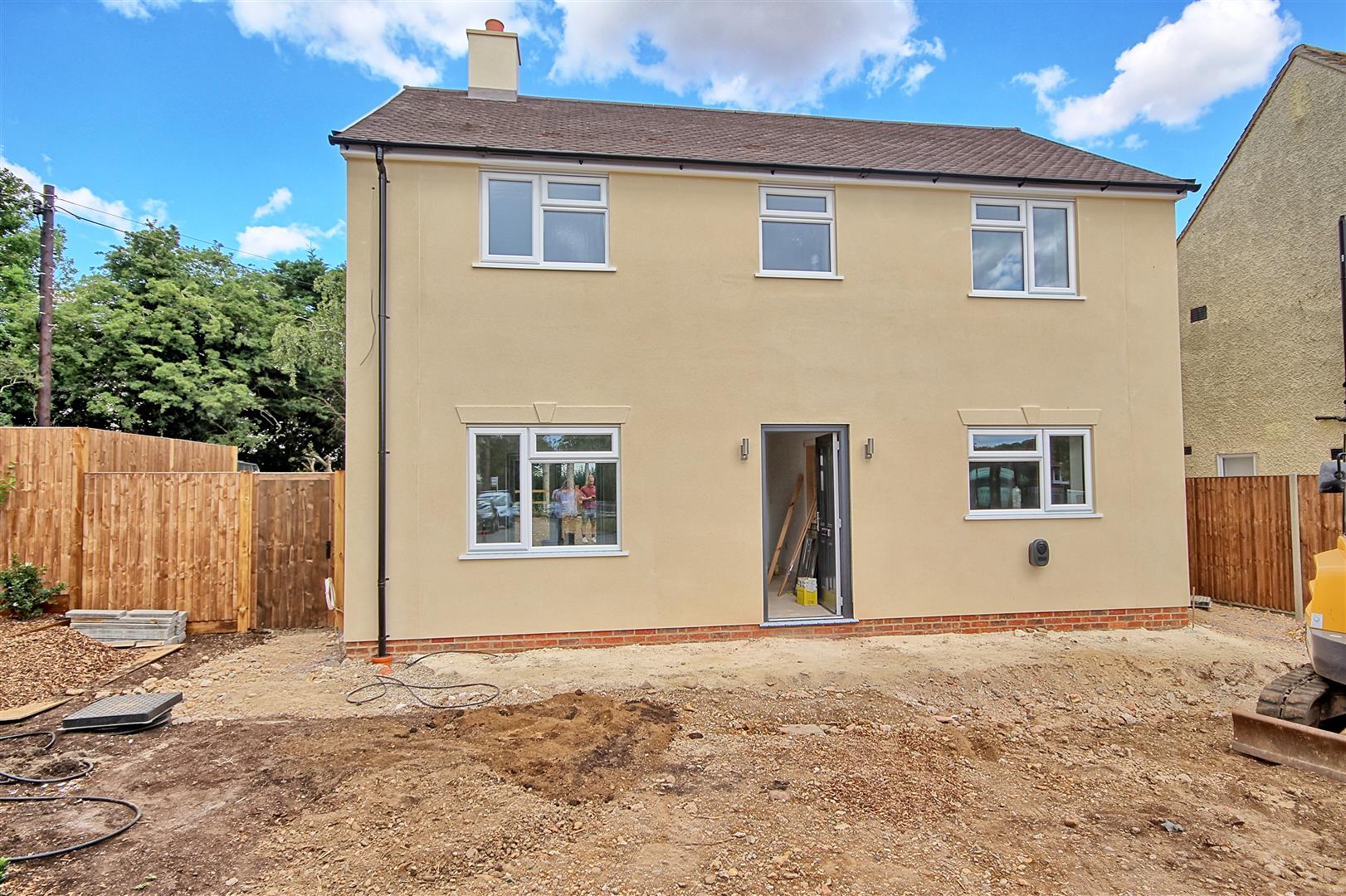 Gladstone Road new home, rear elevation